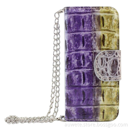 Colorful Pouch with Chain for Mobile Phone Accessory